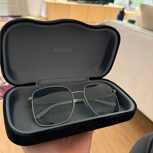 Gucci Sunglasses Tiffany Blue with Case
